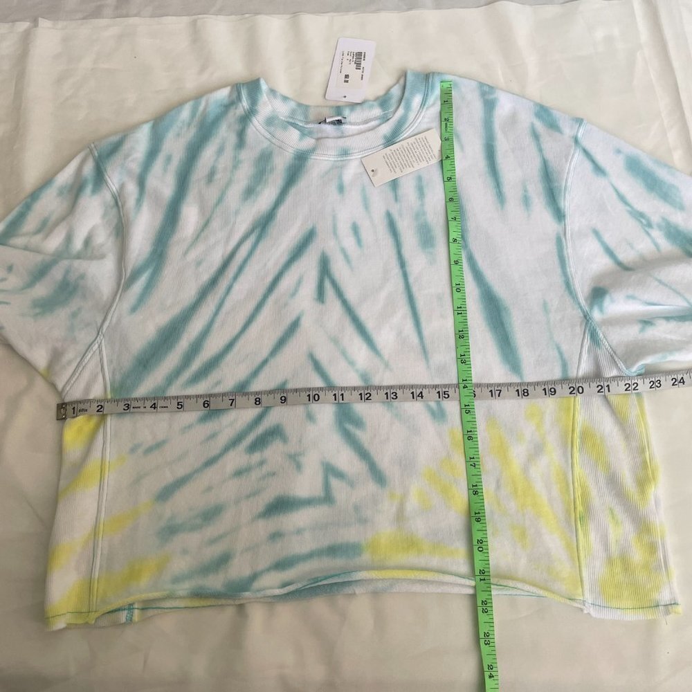 Peyton Jensen Small Lindy Tie Dye Pullover Sweatshirt Crewneck - Picture 4 of 6